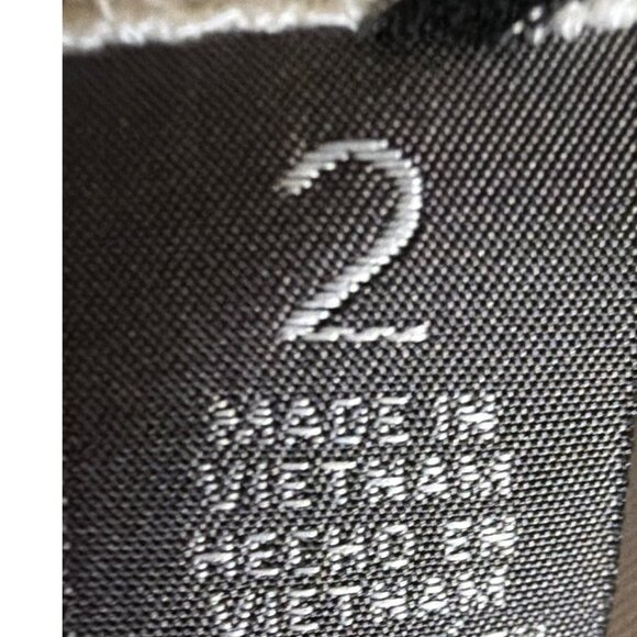 Chico's Zebra Stripe Open Front Cardigan Blazer Size L - Picture 6 of 8